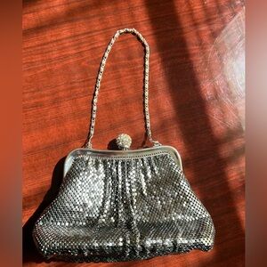 Silver Metal Evening Bag, Kate Landry, new without tags